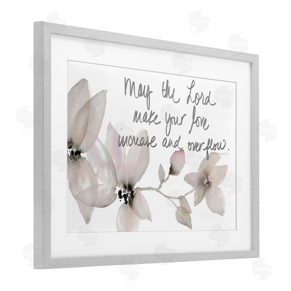 Sundance Graphics Love Increase & Overflow Gray Framed Print Under Glass Wall Art