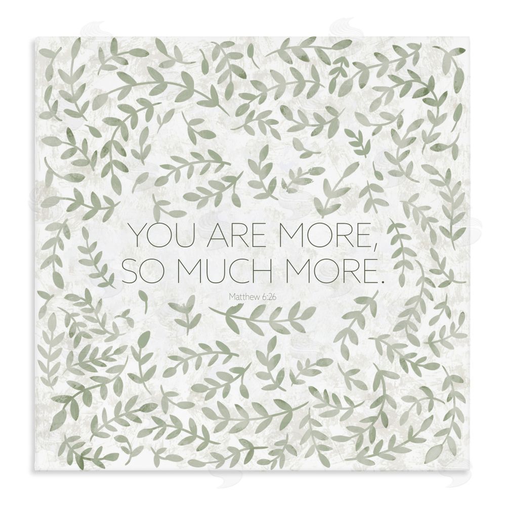 Sundance Graphics Curved Ivy Sprigs Proverb Canvas Wall Art Print