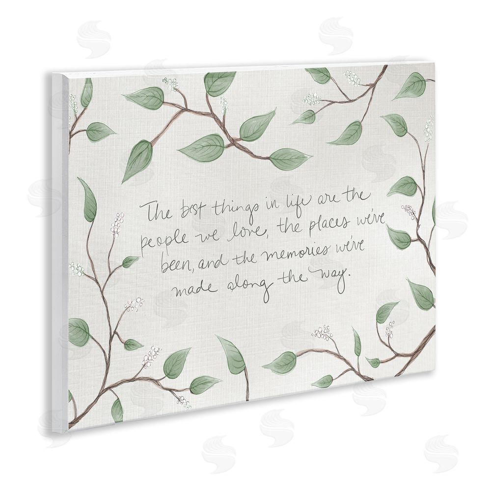 SD Graphics Studio The Best Things In Life Wall Plaque Art Print