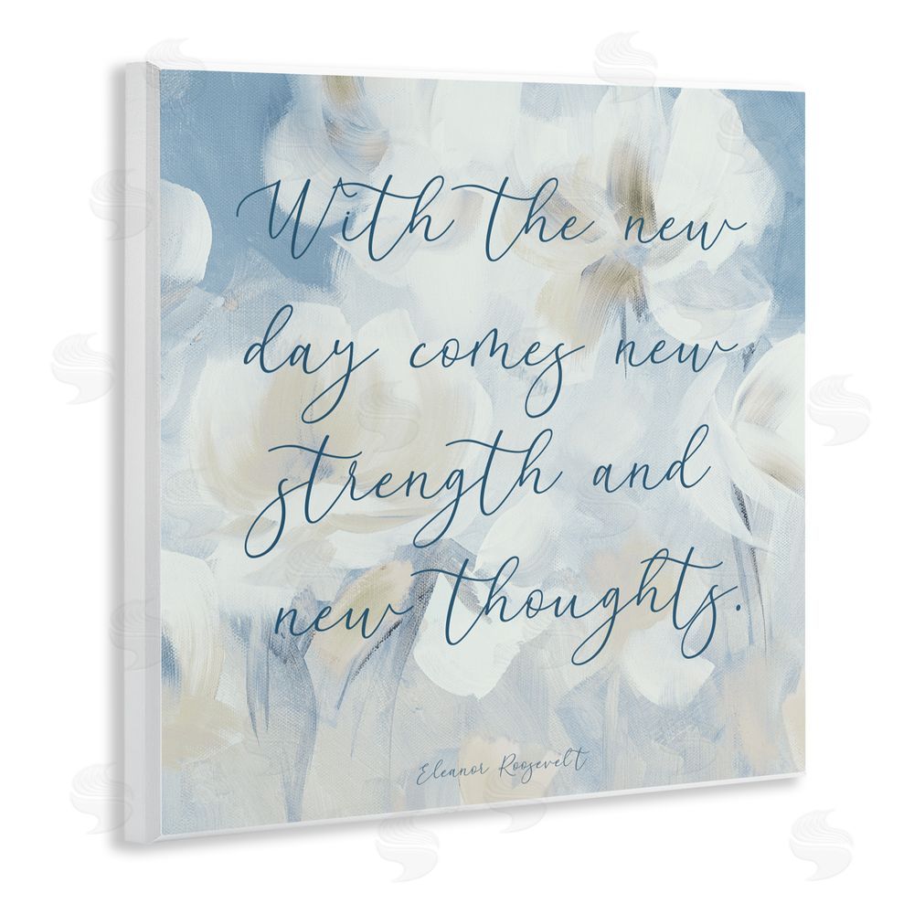 Lanie Loreth Strength & New Thoughts Quote Wall Plaque Art Print
