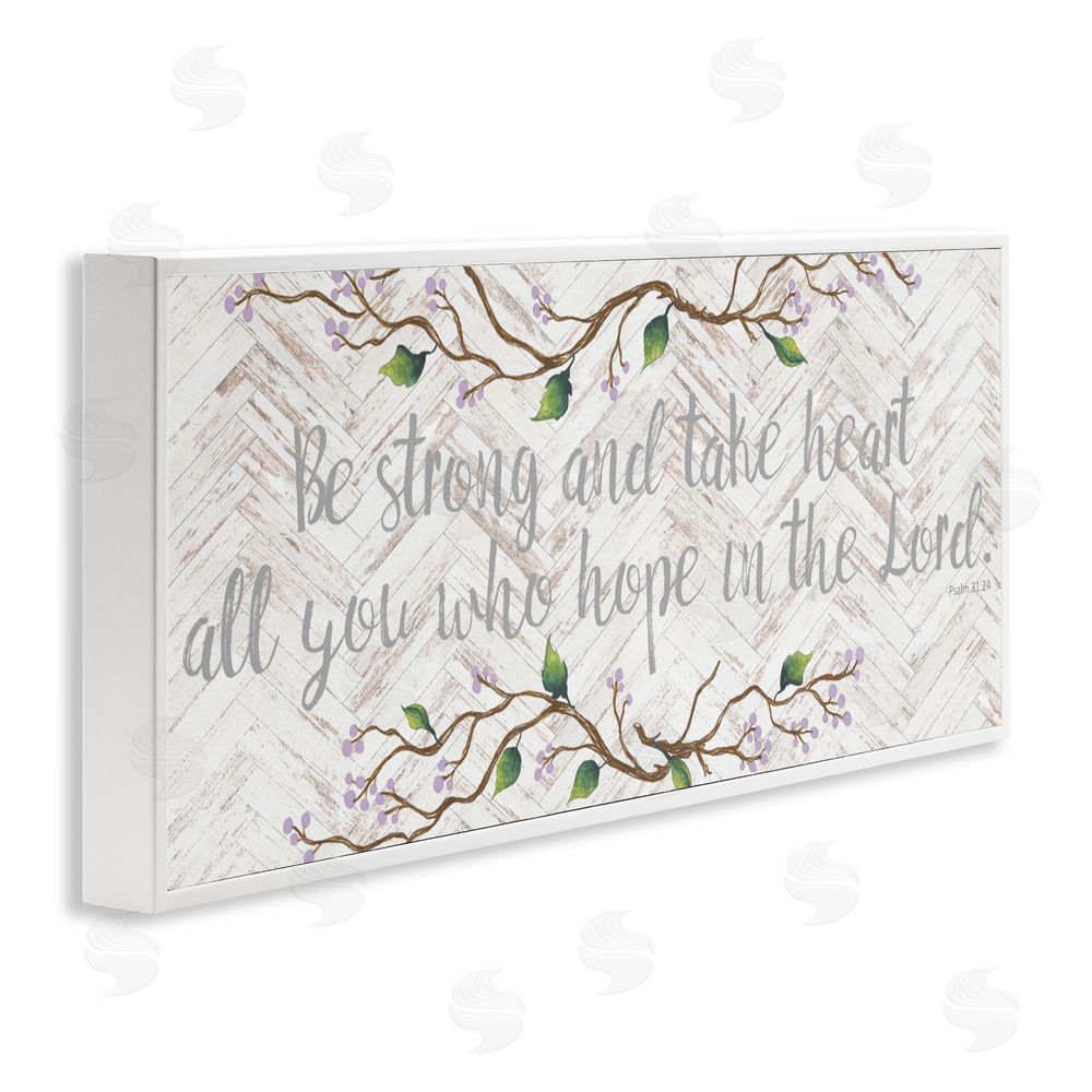 Sundance Graphics All You Who Hope White Framed Giclee Wall Art Print