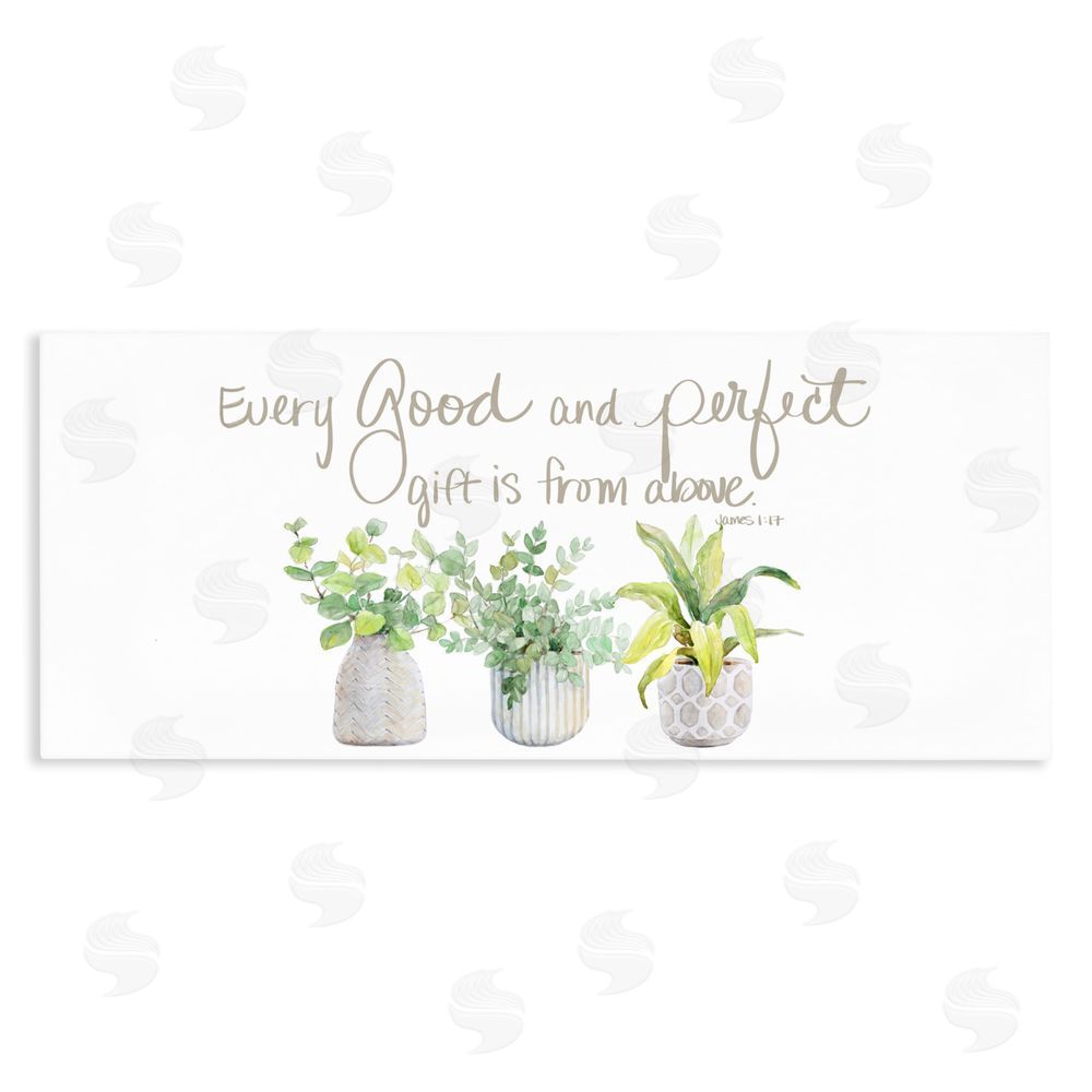 Sundance Graphics Every Good & Perfect Gift Canvas Wall Art Print