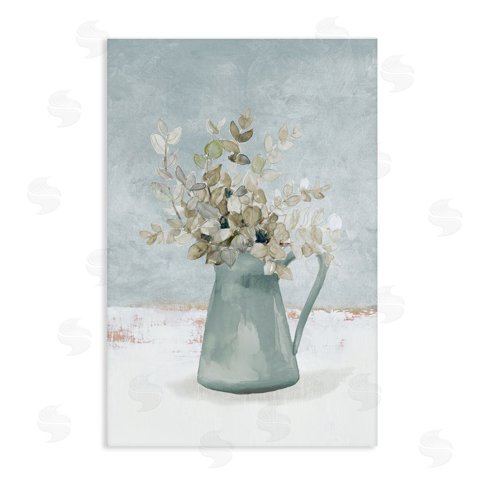 Sundance Graphics Blue Botanical Arrangement Canvas Wall Art Print