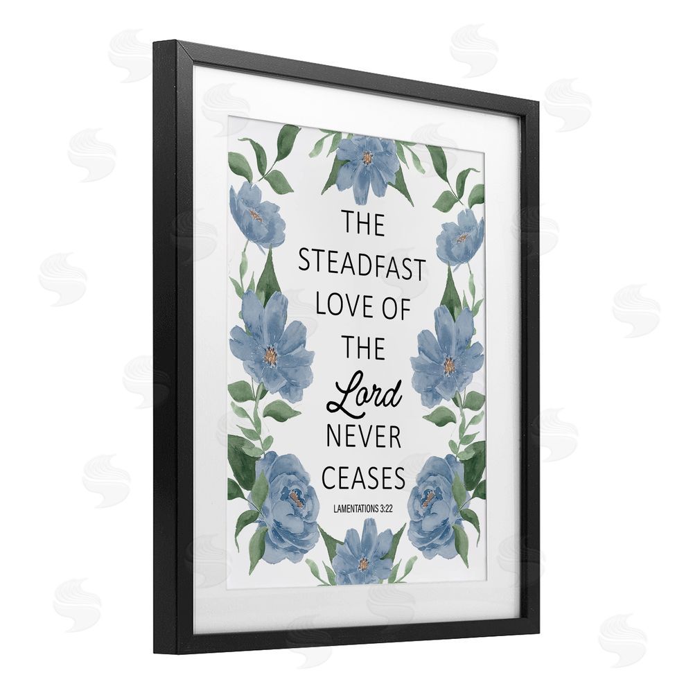 Lucille Price Steadfast Love Of The Lord Black Framed Print Under Glass Wall Art