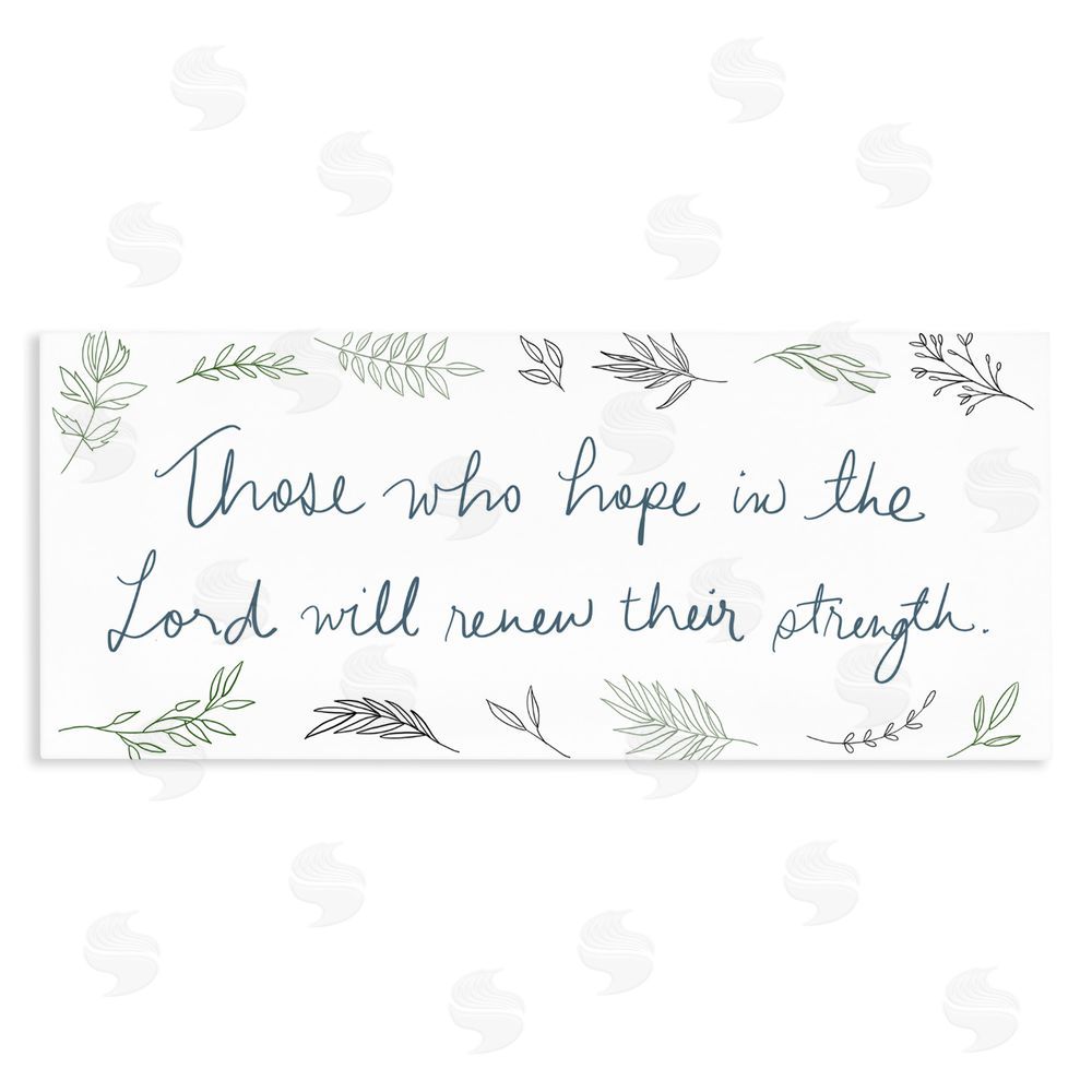 Sundance Graphics Renew Their Strength Canvas Wall Art Print