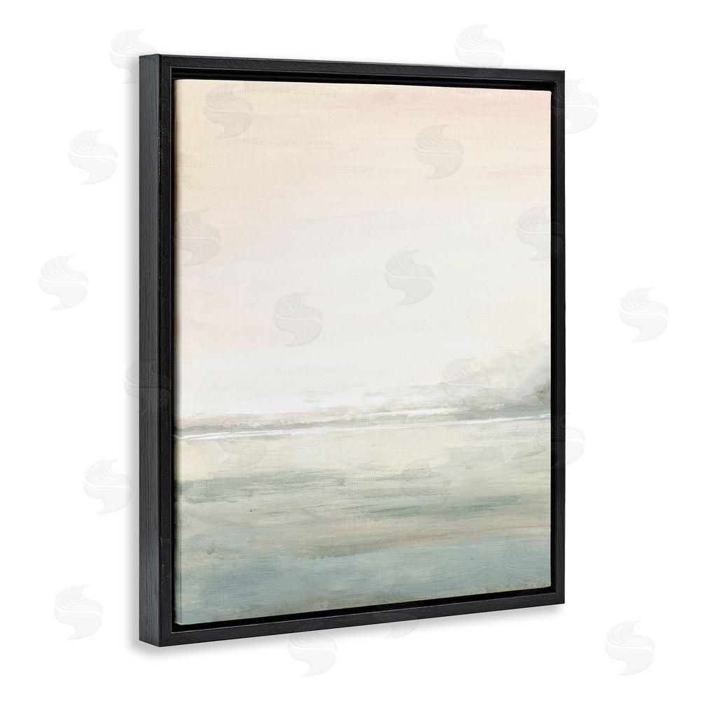 Sundance Graphics Light Fog Atmosphere Black Floating Frame Canvas Wall Art Print