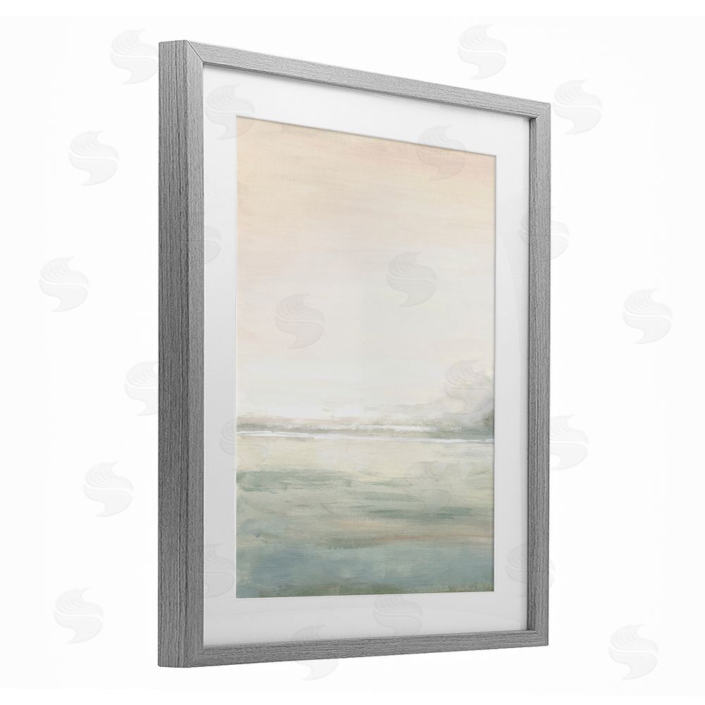 Sundance Graphics Light Fog Atmosphere Gray Framed Print Under Glass Wall Art