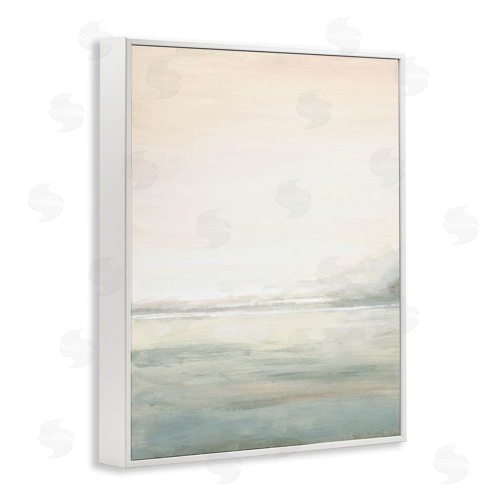 Sundance Graphics Light Fog Atmosphere White Framed Giclee Wall Art Print