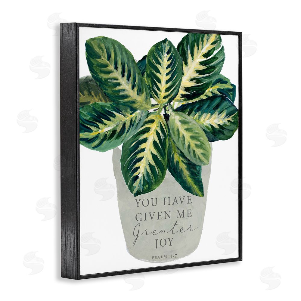 Lanie Loreth Prayer & House Plant Black Framed Giclee Wall Art Print