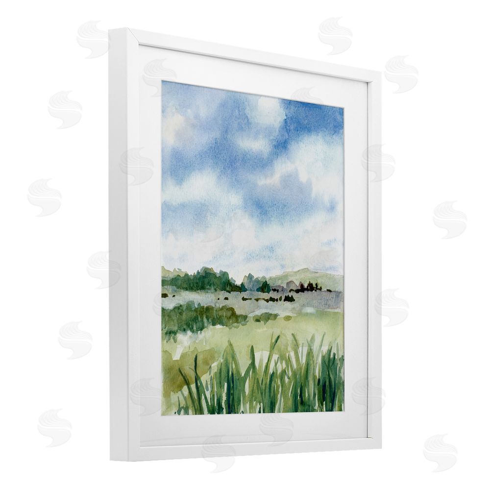 Sundance Graphics Fresh Spring Morning White Framed Print Under Glass Wall Art