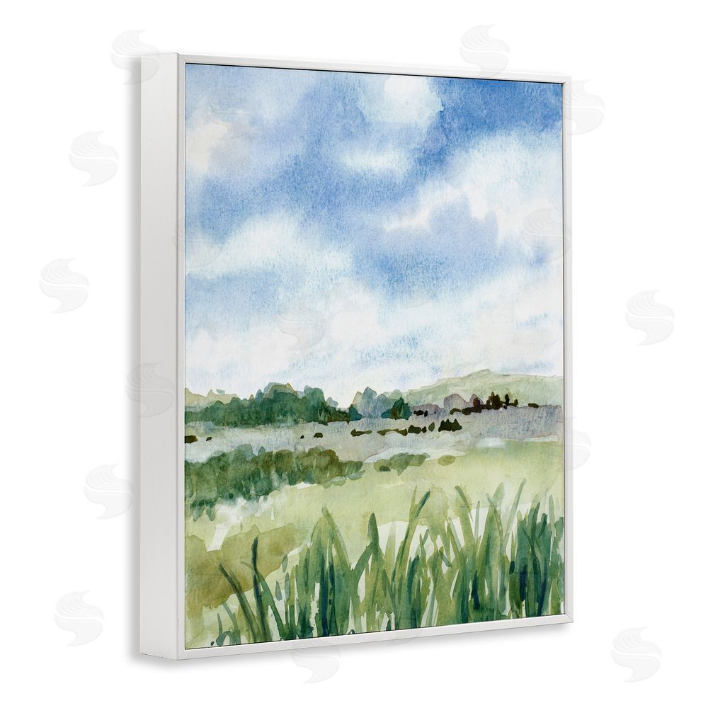 Sundance Graphics Fresh Spring Morning White Framed Giclee Wall Art Print