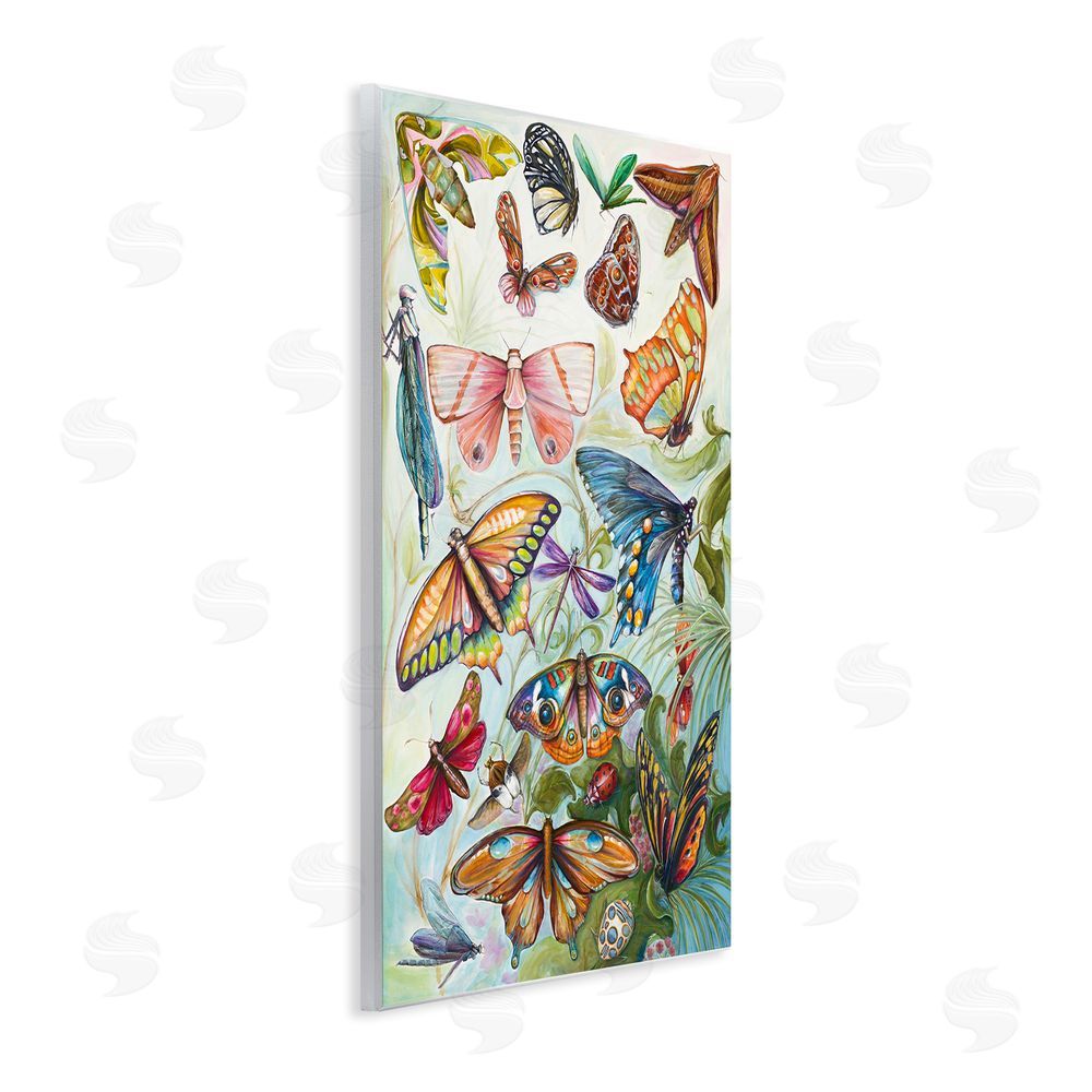 Sundance Graphics Colorful Butterfly Conservatory Wall Plaque Printed Art