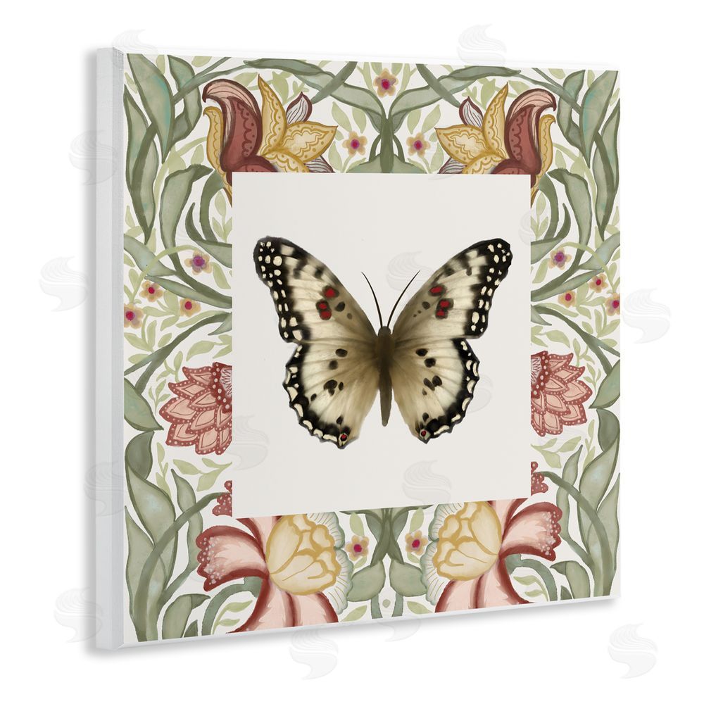 Elizabeth Medley Warm Toned Baroque Butterfly Wall Plaque Art Print