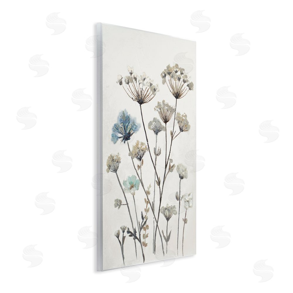 Patricia Pinto Neutral Jardin Azul Wall Plaque Art Print