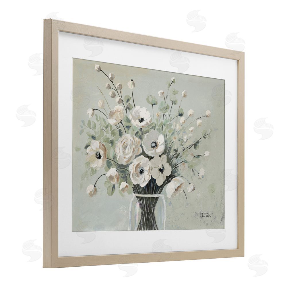 Patricia Pinto Siempre Bella Bouquet Birch Framed Print Under Glass Wall Art