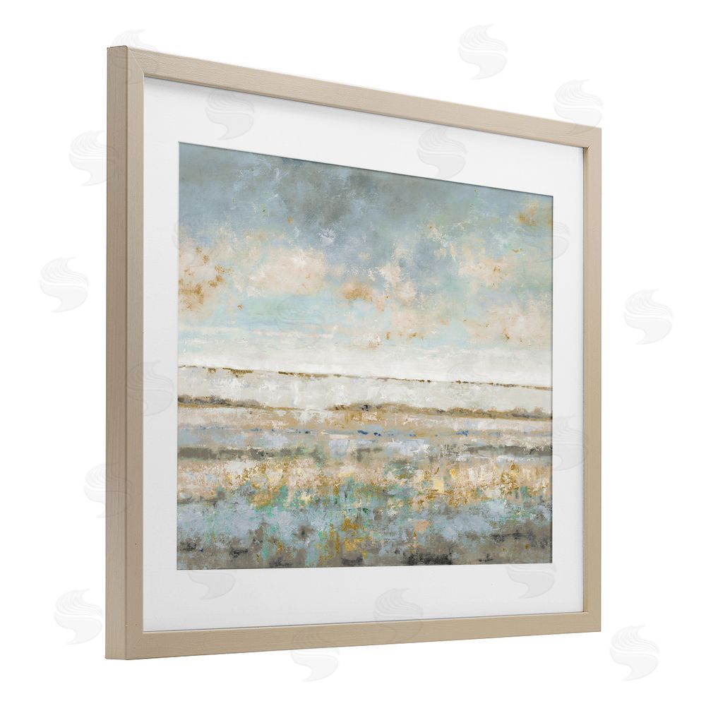 Lorenzo Collective Contemplative Mood Abstract Birch Framed Print Under Glass Wall Art