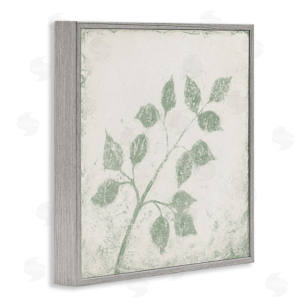 Michael Marcon November Leaves Tree Branches Gray Framed Giclee Wall Art Print
