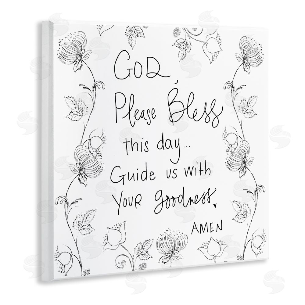 Sundance Graphics God Bless This Day Wall Plaque Printed Art