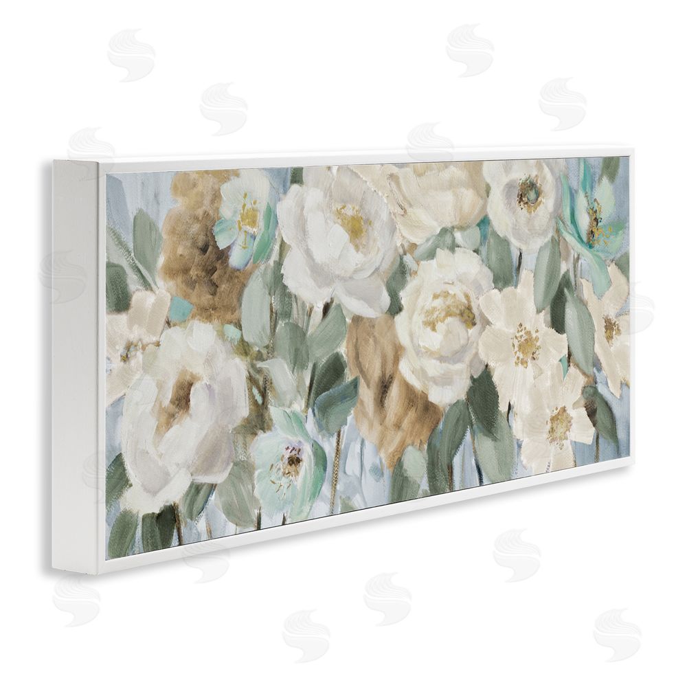 Lanie Loreth Promise of Giverny White Framed Giclee Wall Art Print