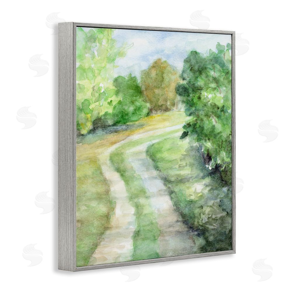 Sundance Graphics Around The Bend Gray Framed Giclee Wall Art Print