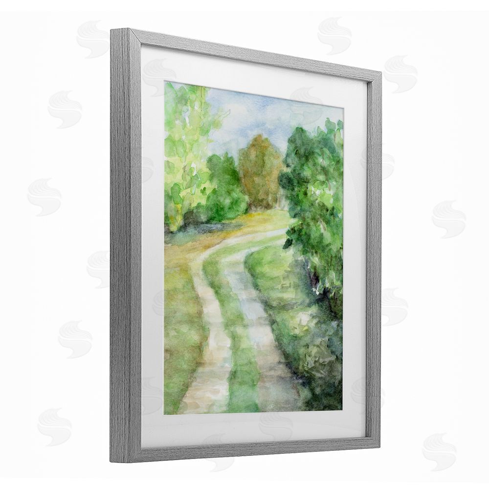Sundance Graphics Around The Bend Gray Framed Print Under Glass Wall Art
