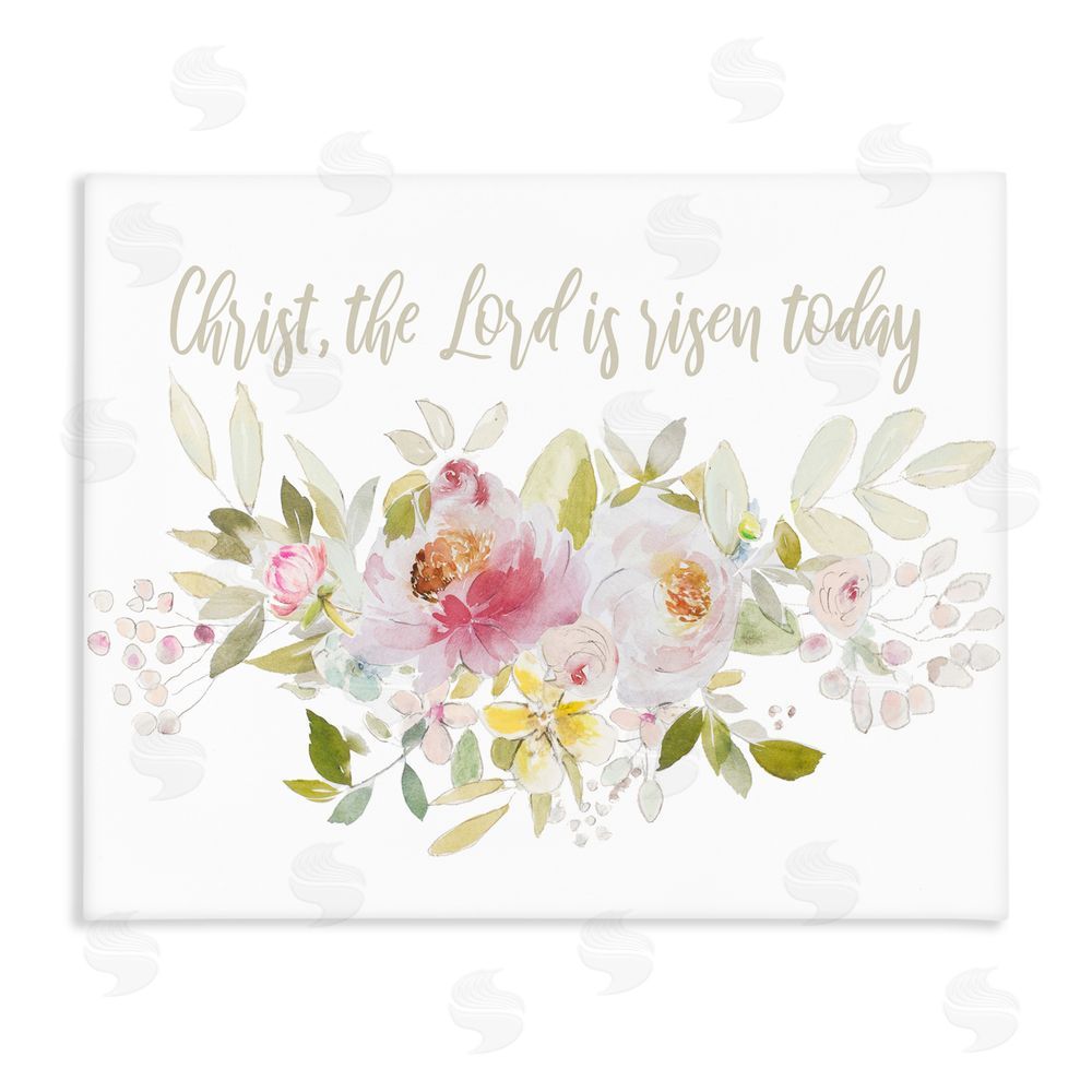 Sundance Graphics The Lord Is Risen Florals Canvas Wall Art Print