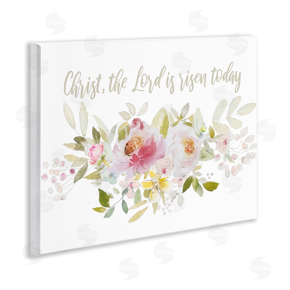 Sundance Graphics The Lord Is Risen Florals Wall Plaque Printed Art
