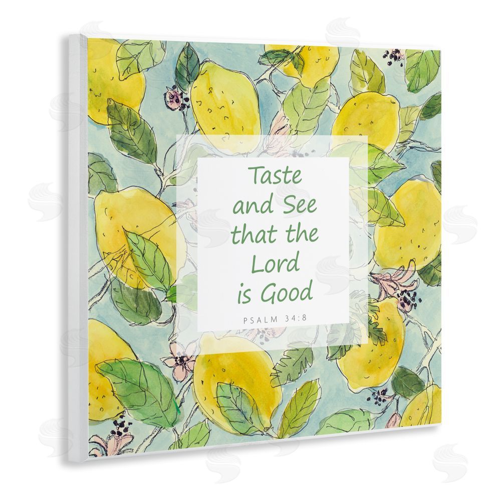 Lanie Loreth Taste & See Lord Is Good Wall Plaque Art Print