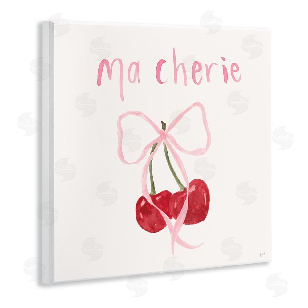 Sundance Graphics Ma Cherie Ribboned Cherries Wall Plaque Printed Art