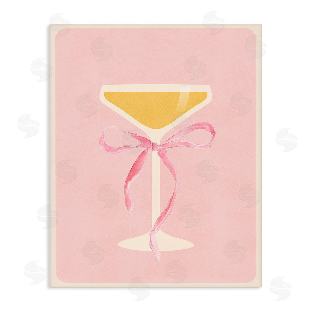 Sundance Graphics Champagne Party Glass Canvas Wall Art Print