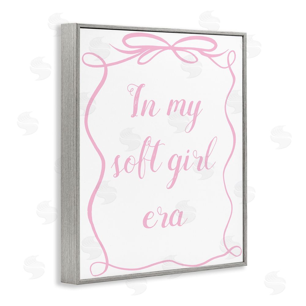 Sundance Graphics In My Soft Girl Era Gray Framed Giclee Wall Art Print