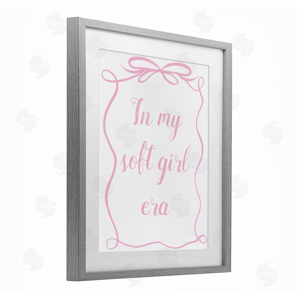 Sundance Graphics In My Soft Girl Era Gray Framed Print Under Glass Wall Art