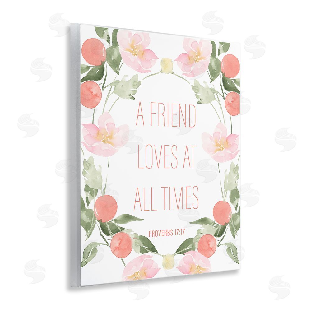 Sundance Graphics A Friend Loves At All Times Wall Plaque Printed Art