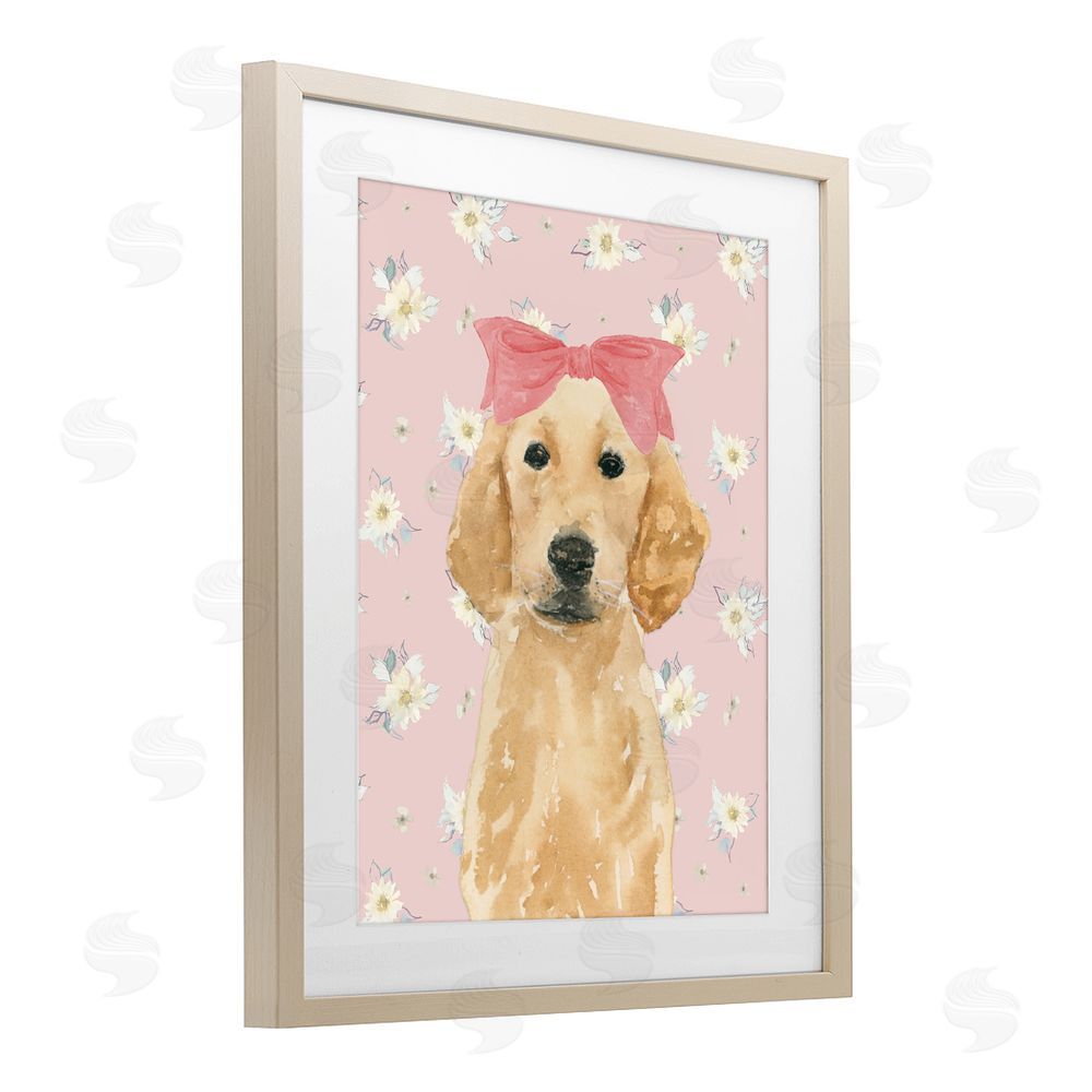 Lucille Price Picture Ready Retriever Birch Framed Print Under Glass Wall Art