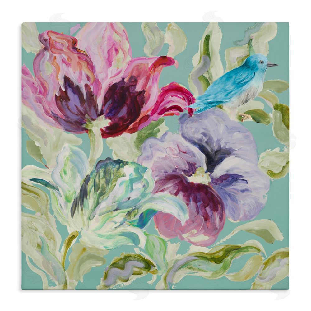 Sundance Graphics Lyrical Garden Strokes Canvas Wall Art Print
