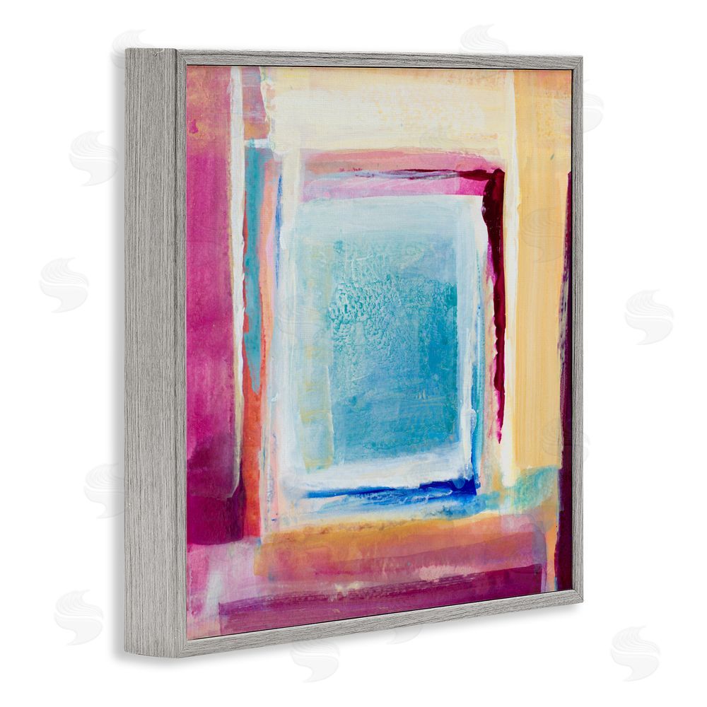 Sundance Graphics Bright Colors New Day Gray Framed Giclee Wall Art Print