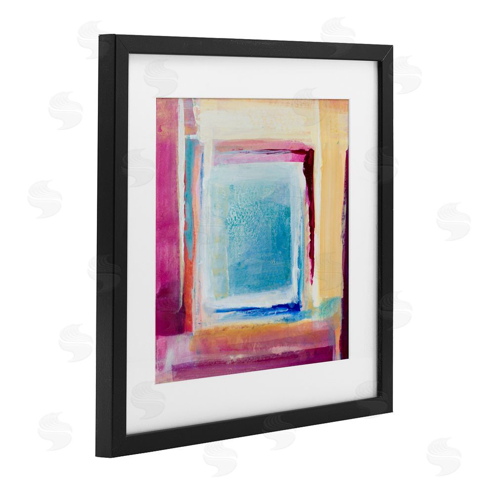 Sundance Graphics Bright Colors New Day Black Framed Print Under Glass Wall Art