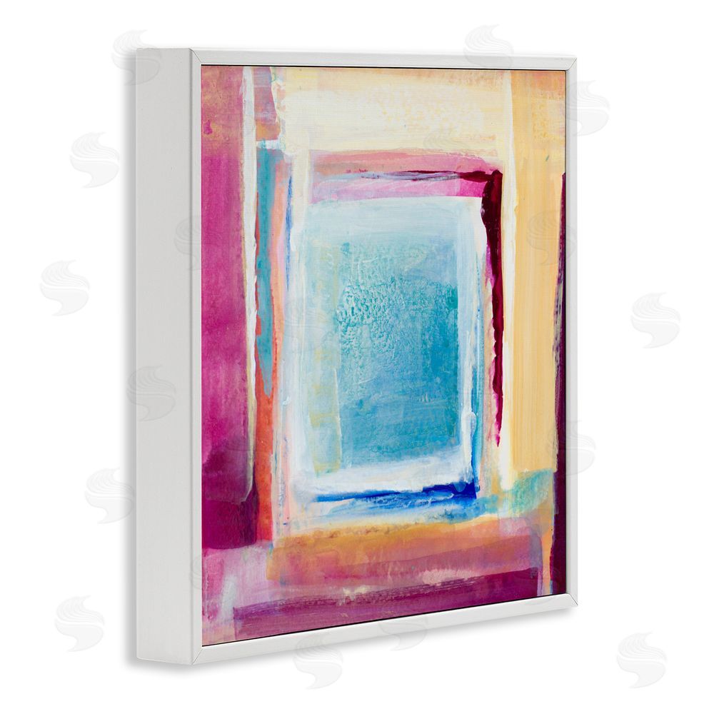 Sundance Graphics Bright Colors New Day White Framed Giclee Wall Art Print