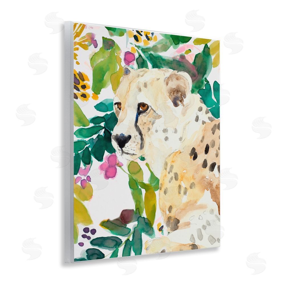 Sundance Graphics Garden Plants Leopard Wall Plaque Printed Art