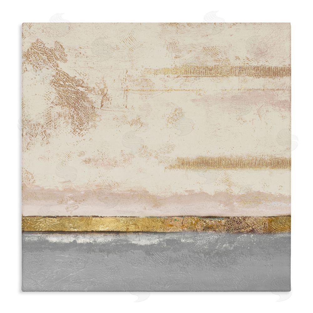 Patricia Pinto Soft Sea Abstract Stretched Canvas Wall Art Print