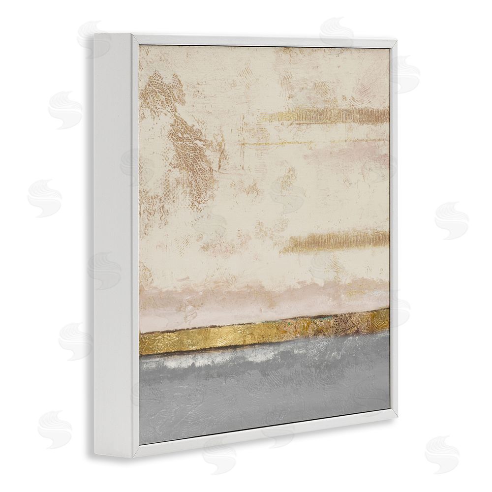 Patricia Pinto Soft Sea Abstract White Framed Giclee Wall Art Print