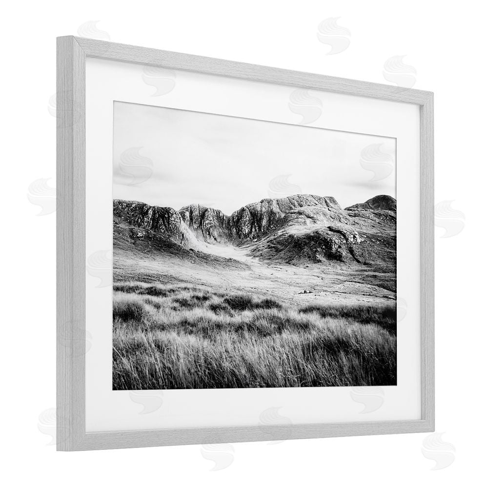 Sundance Graphics Magnificent Countryside View Gray Framed Print Under Glass Wall Art