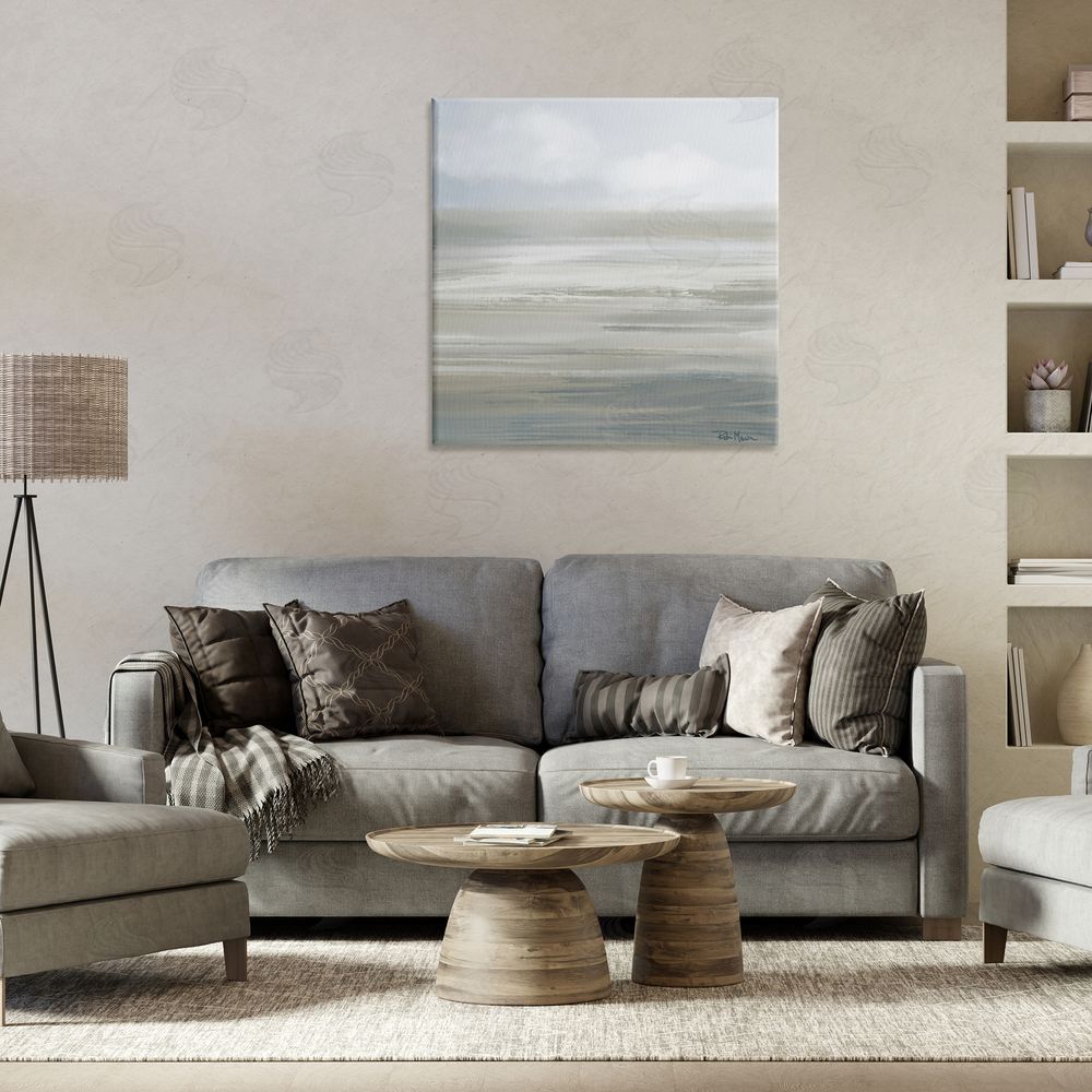 Sundance Graphics Mid Afternoon Landscape Canvas Wall Art Print in Room