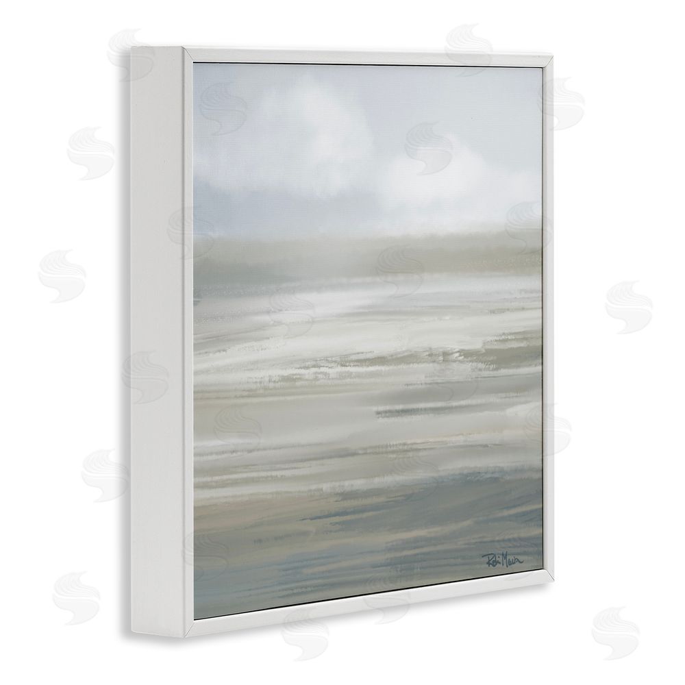 Sundance Graphics Mid Afternoon Landscape White Framed Giclee Wall Art Print