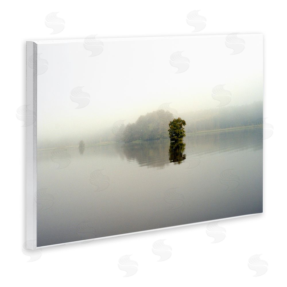 Sundance Graphics Misty Lake Reflection Wall Plaque Printed Art
