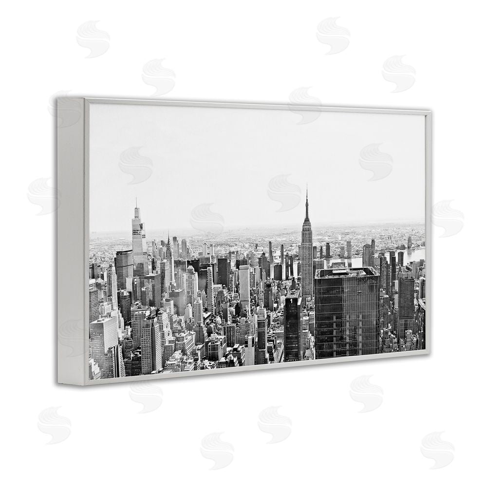 Kali Wilson New York City Scape View White Framed Giclee Wall Art Print