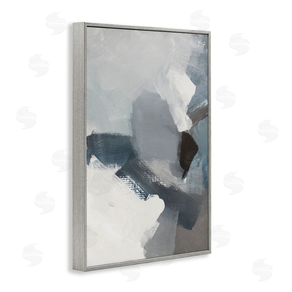 Lanie Loreth Peace In The Storm Gray Framed Giclee Wall Art Print