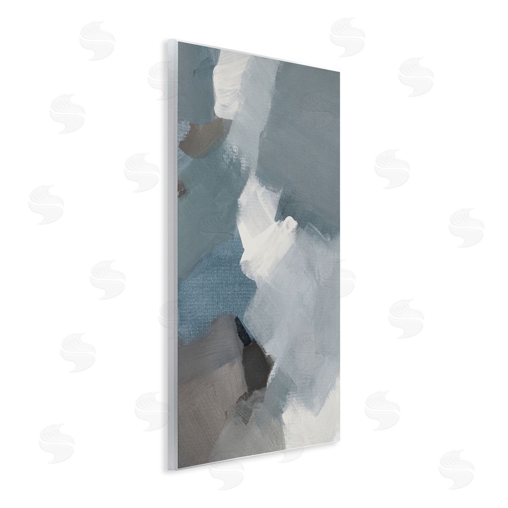 Lanie Loreth Stormy Grey Abstract Wall Plaque Art Print
