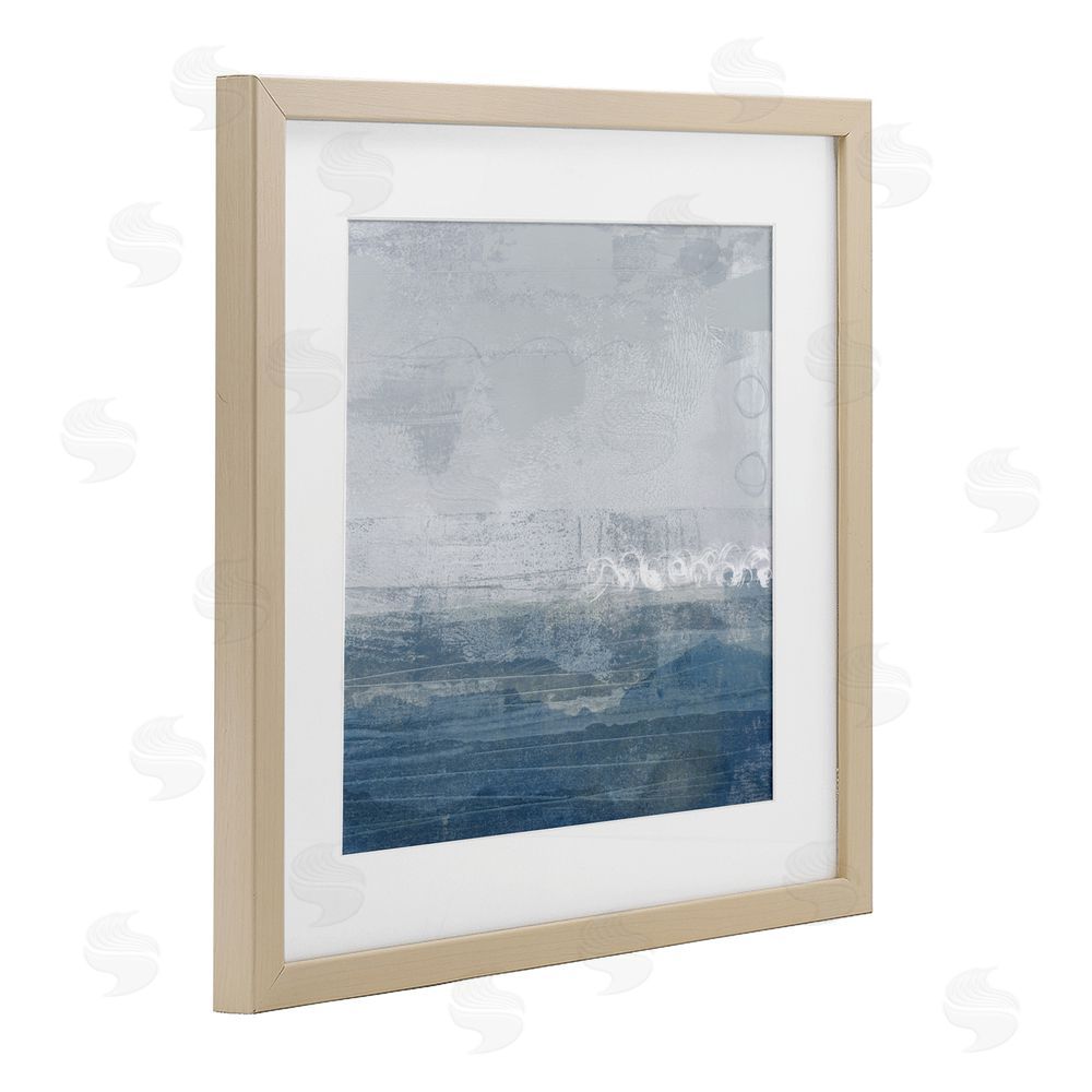 Dan Meneely Ocean Tide Abstract Brown Framed Print Under Glass Wall Art