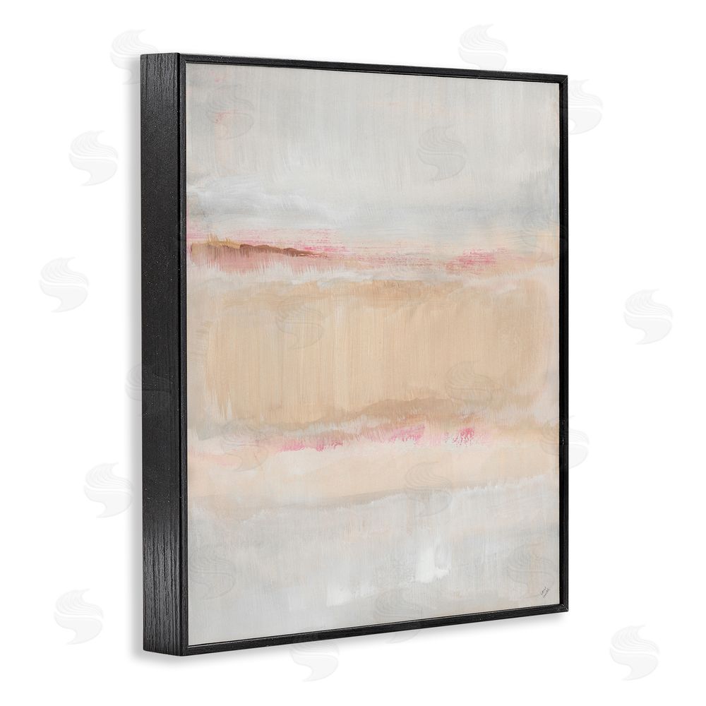 Lanie Loreth Restful Misty Landscape Black Framed Giclee Wall Art Print